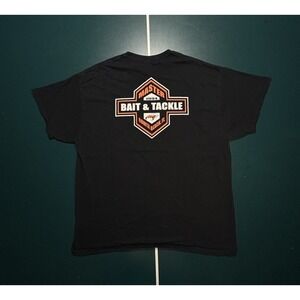 Master Bait & Tackle T Shirt Bonita Beach Florida XL Harley Logo Parody Humor